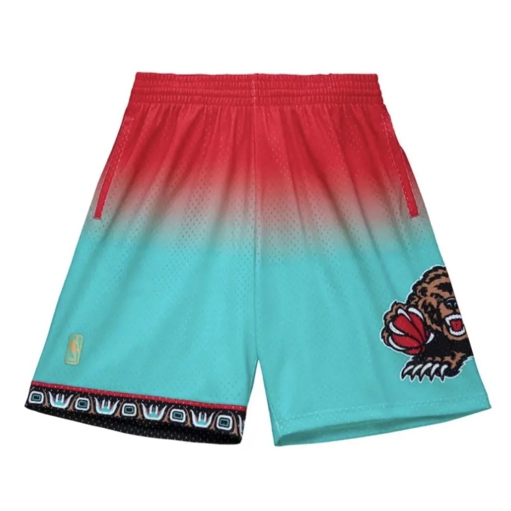Mitchell & Ness Vancouver Grizzlies Memphis Fadeaway Swingman Shorts Mens XL 96